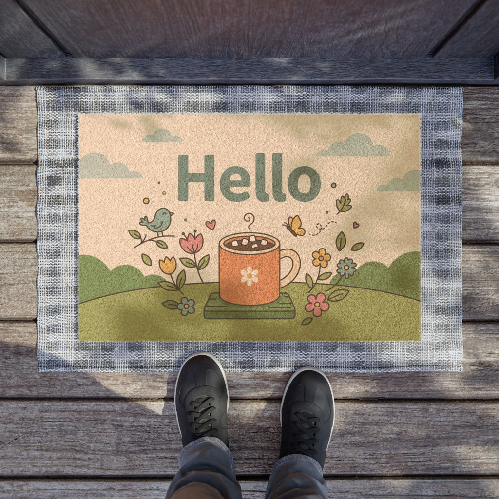 Hello Spring Cocoa Mug Art