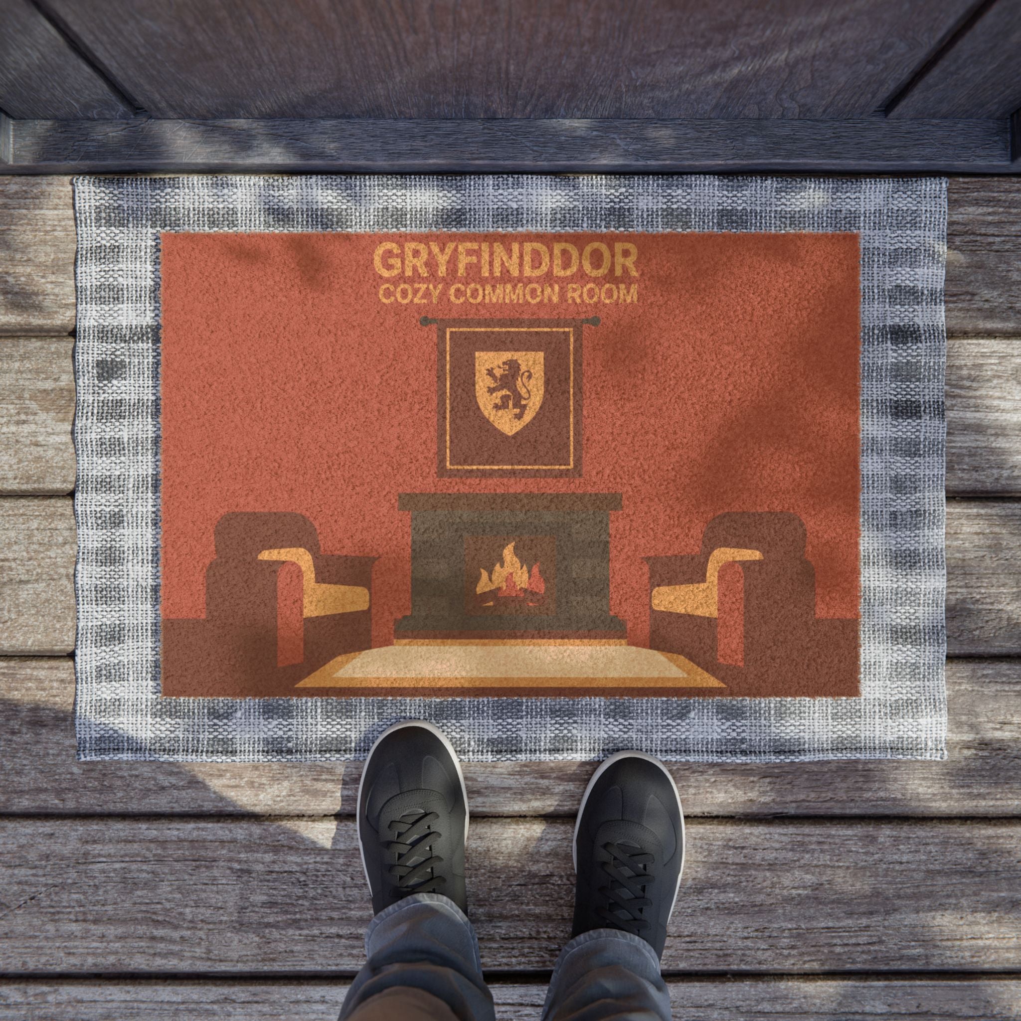 Bold Gryffindor Common Room Art
