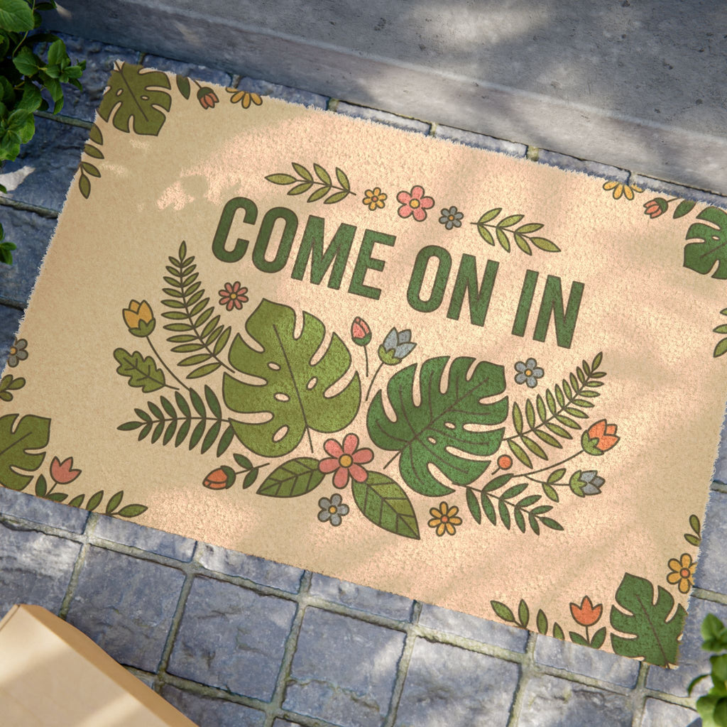 Monstera Meadow Welcome Art