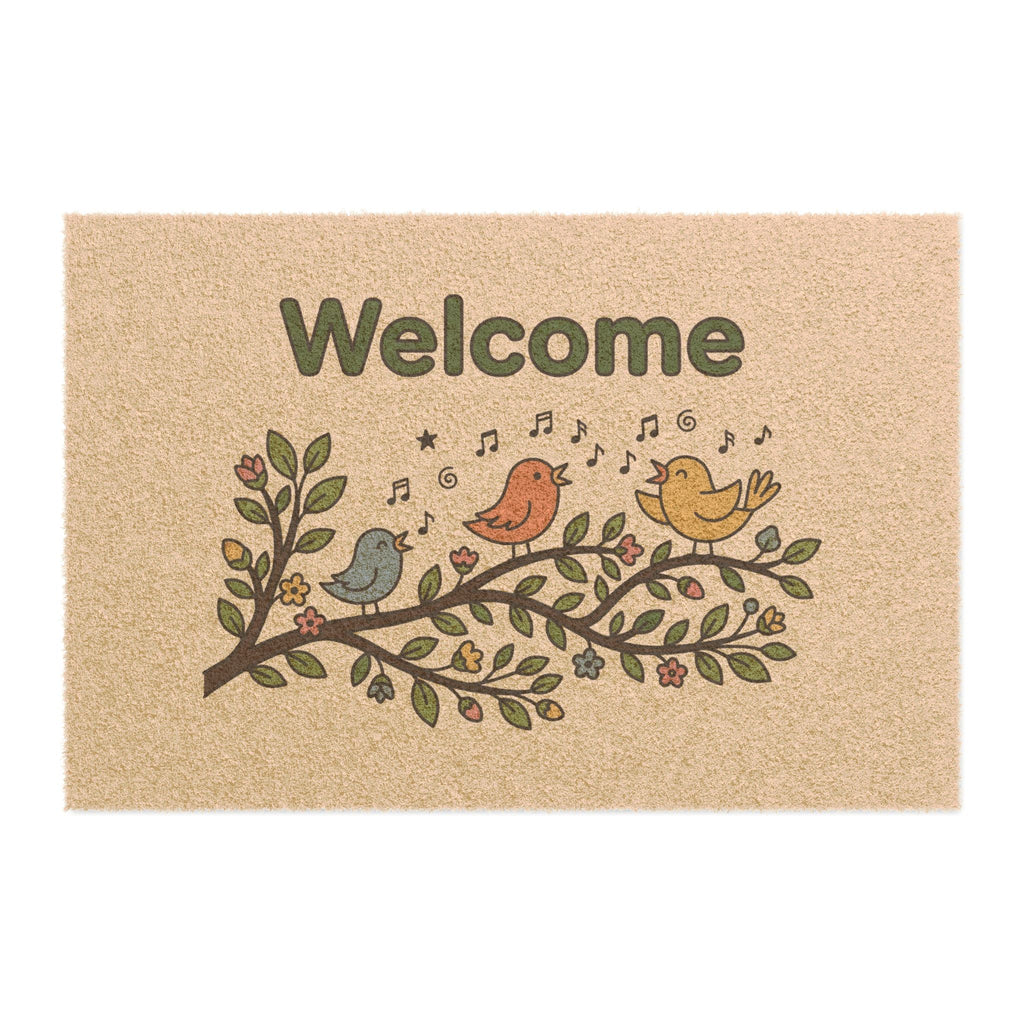 Spring Melodies Whimsical Welcome Sign