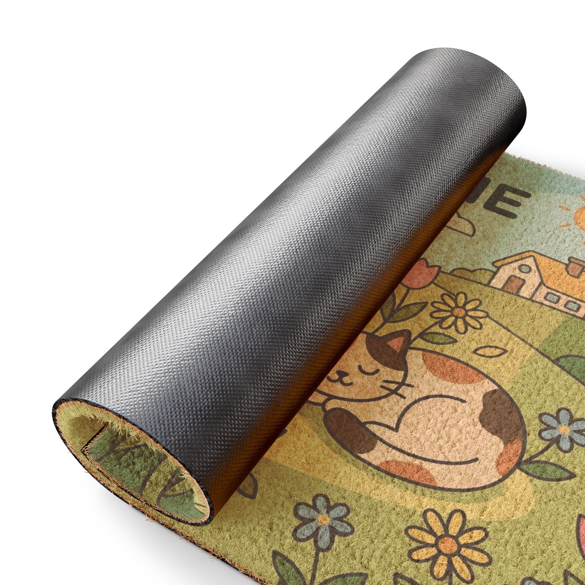 Cozy Cats Spring Welcome Mat