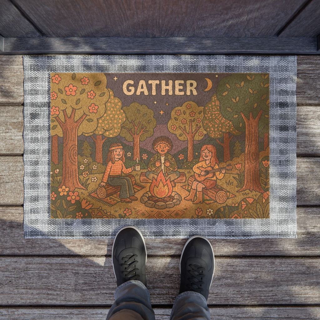 70s Vintage Gather Under the Stars Art