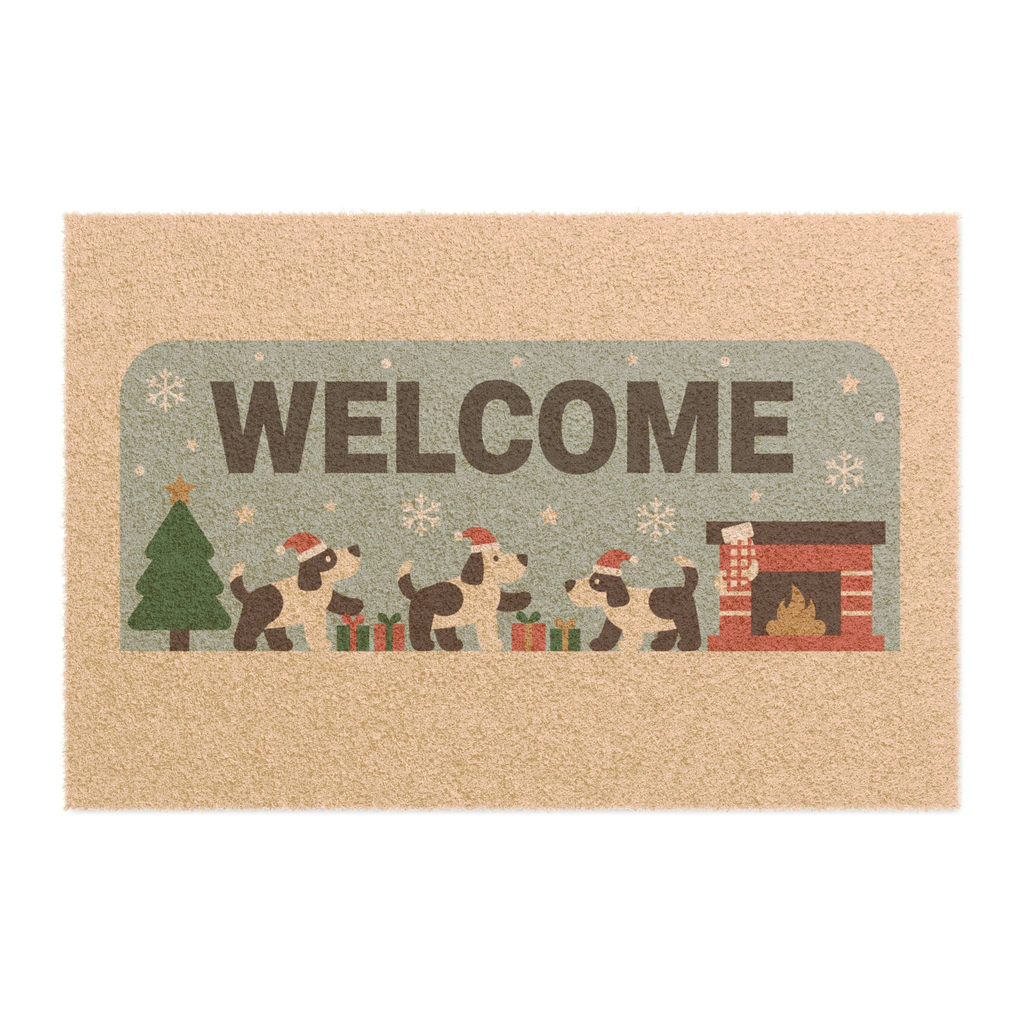 Cozy Christmas Pups Playtime