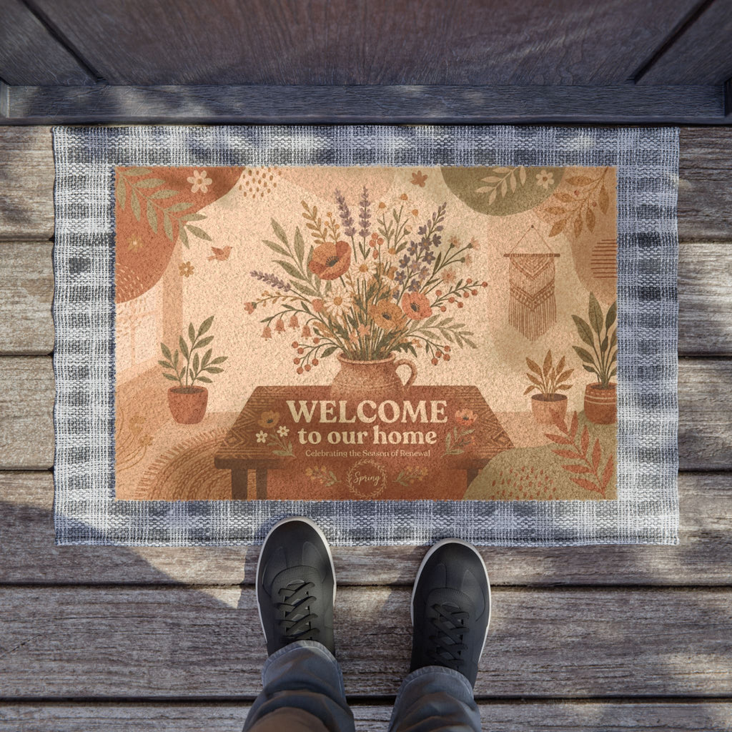 Bohemian Wildflower Spring Welcome Art