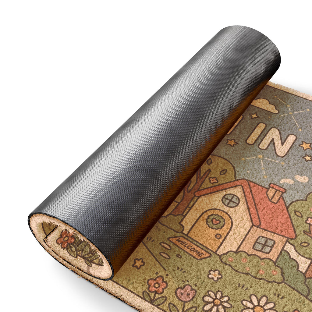 Cozy Celestial Spring Welcome Doormat