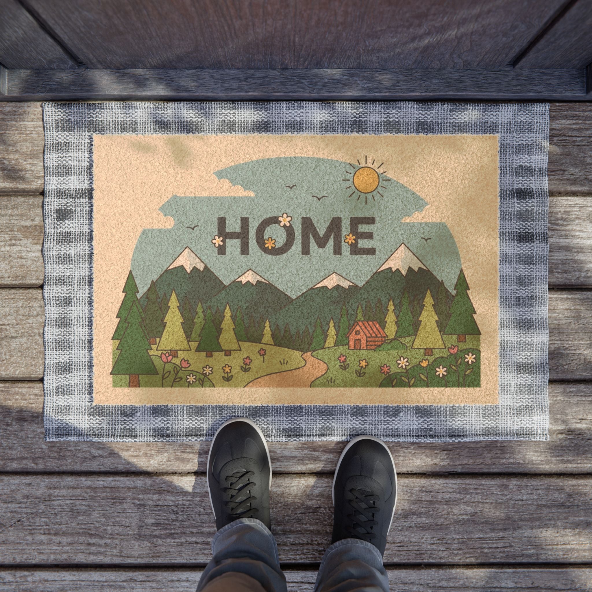 Alpine Meadow Home Sweet Home Art