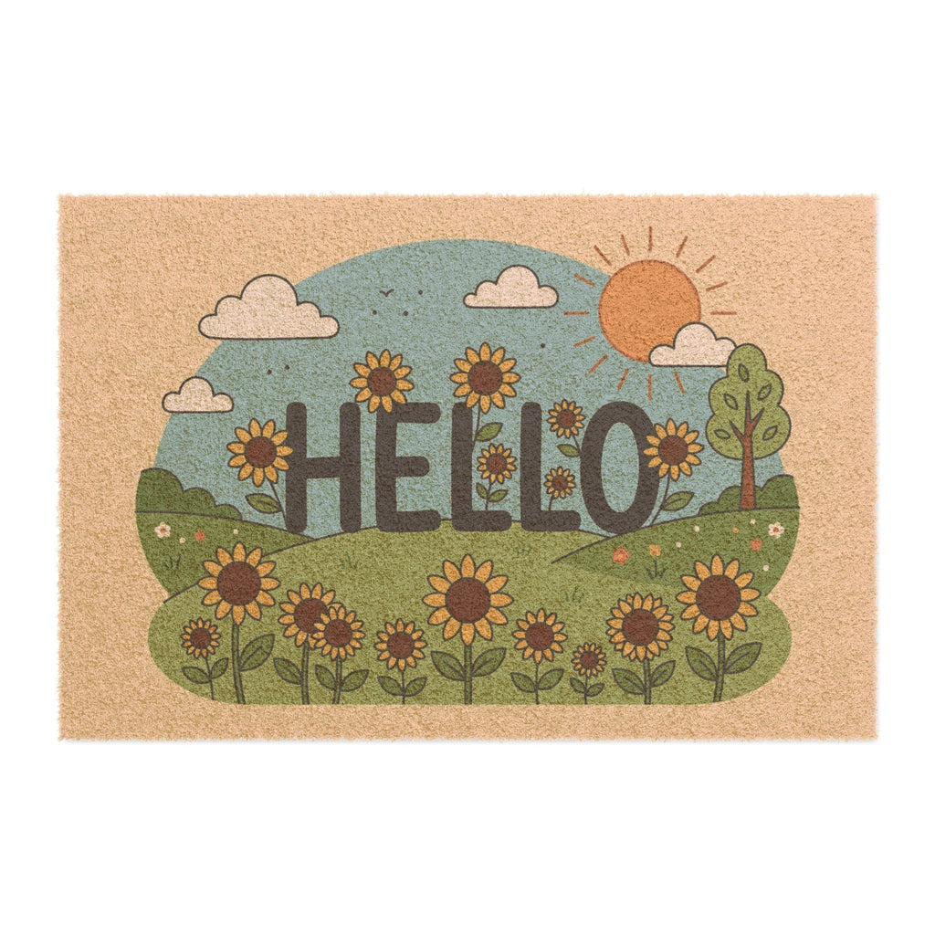 Sunny Sunflower Hello Art Print