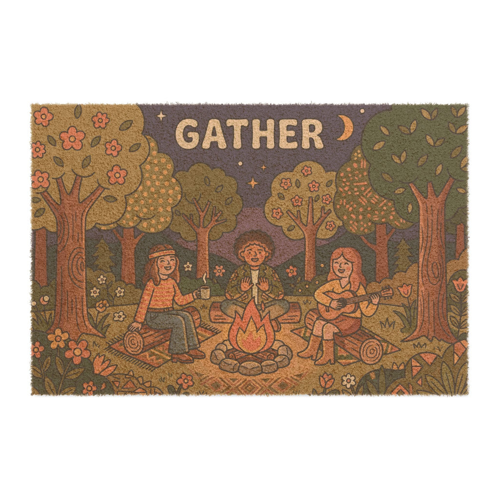 70s Vintage Gather Under the Stars Art
