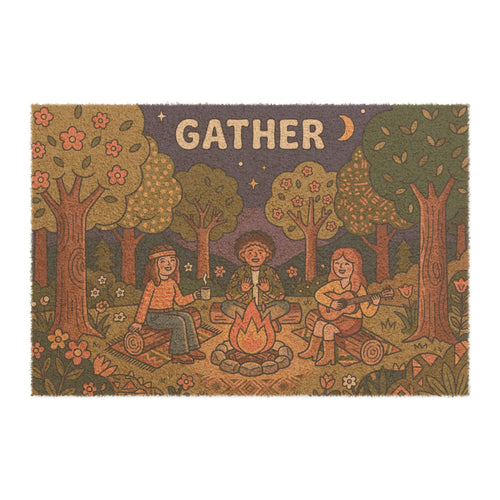 70s Vintage Gather Under the Stars Art