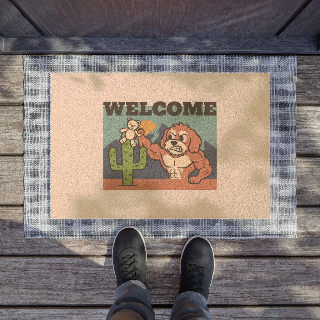 Desert Doodle Hero: Bold Minimalist Art