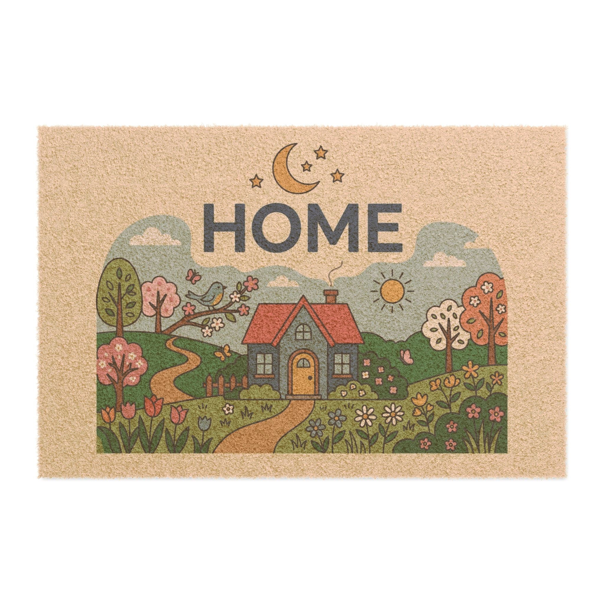 Enchanted Day and Night Spring Cottage Art