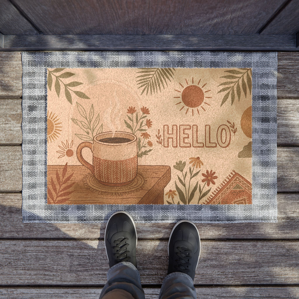 Boho Sunshine & Coffee Hello Summer Art Print
