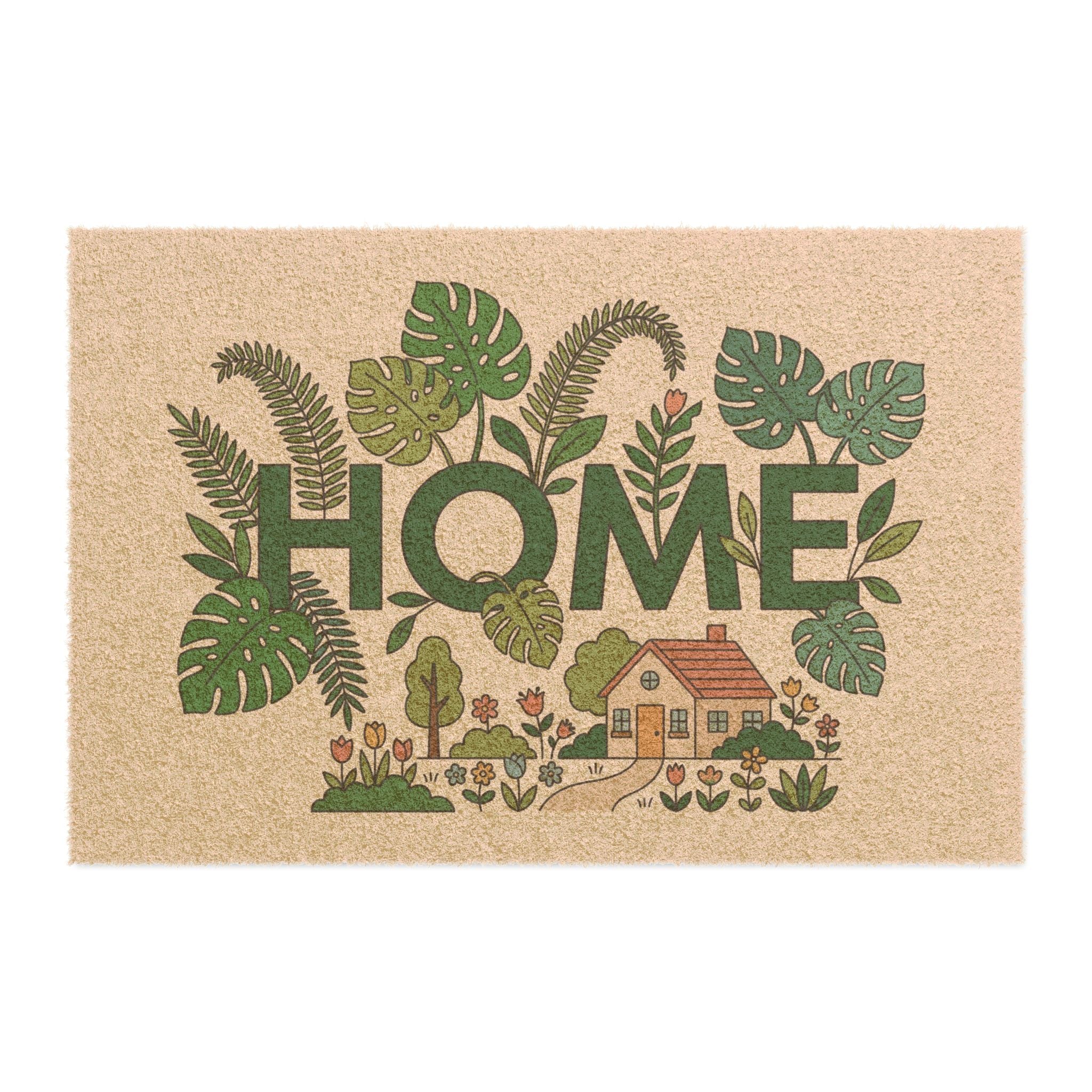Monstera Meadow Home Art Print