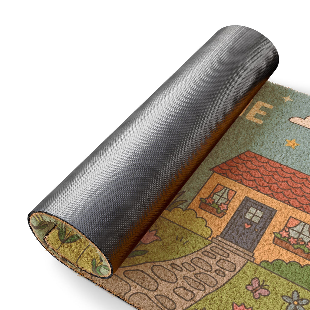 Cozy Moonlit Garden Welcome Doormat