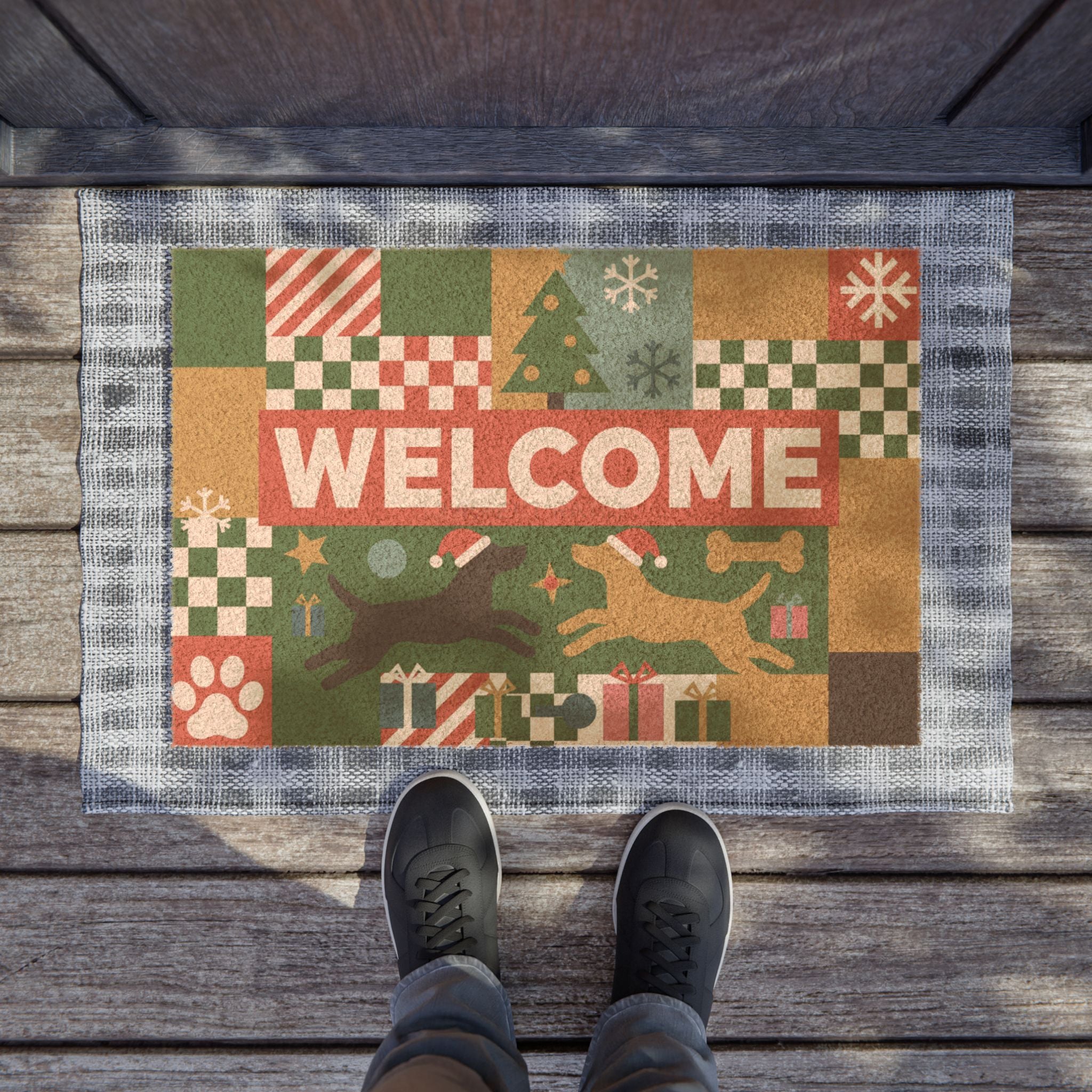 Christmas Morning Pups: Pure Joy