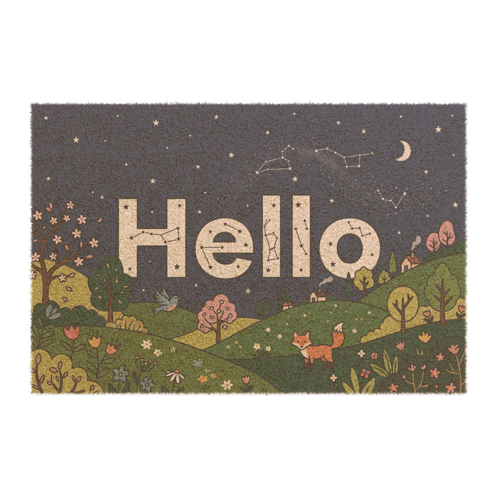 Celestial Meadow Hello Art Print