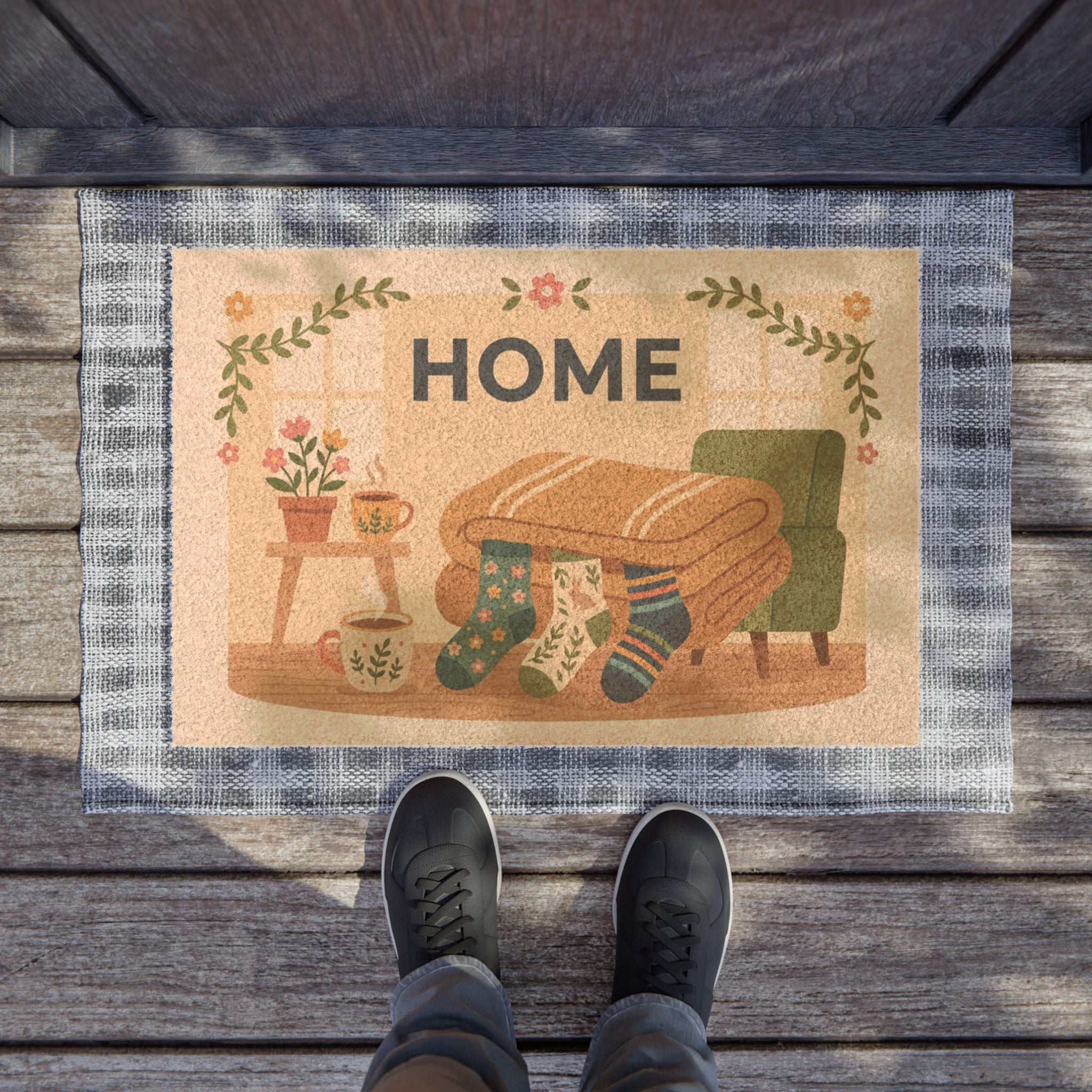 Cozy Spring Snuggle Home Art Print