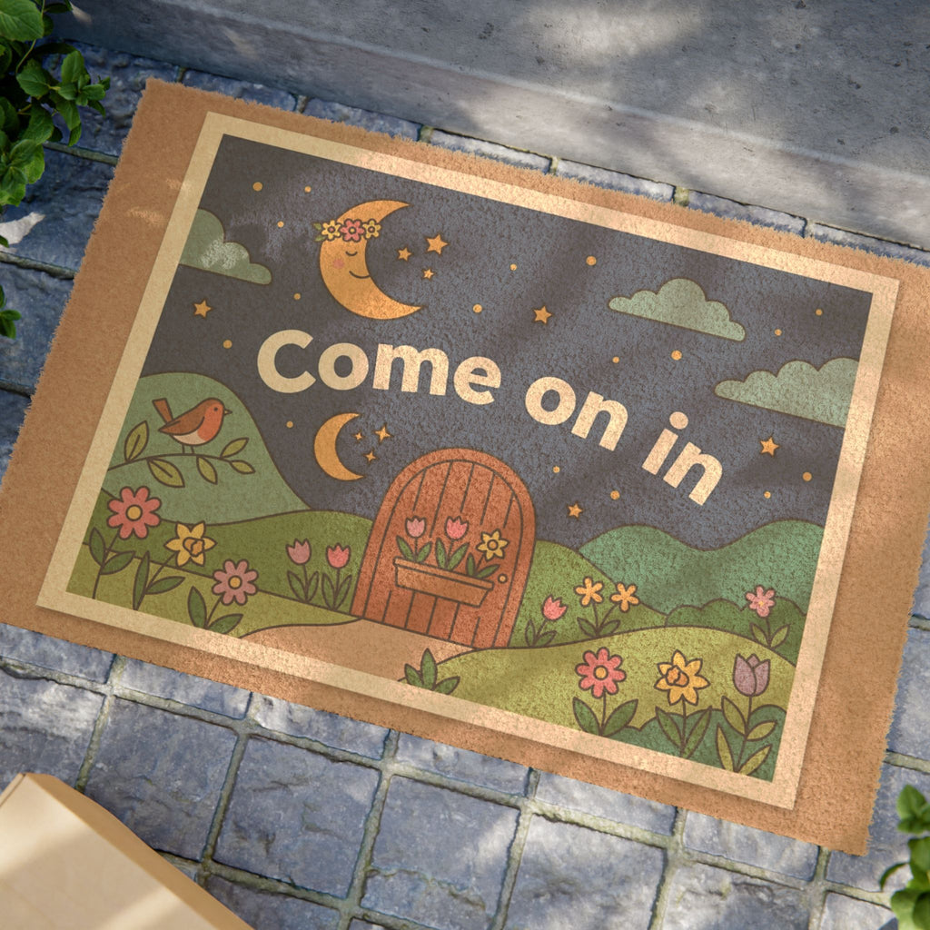 Moonlit Garden Welcome Sign