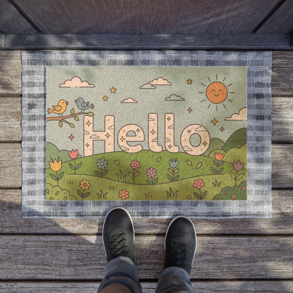 Sunny Hello Spring Meadow Print