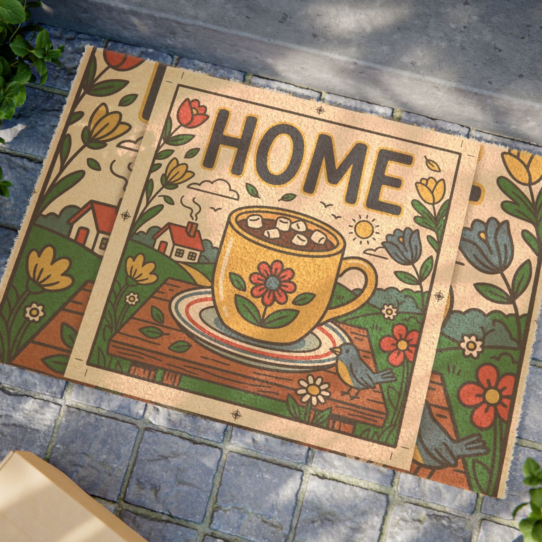 Retro Cozy Spring Home Cocoa Art Print