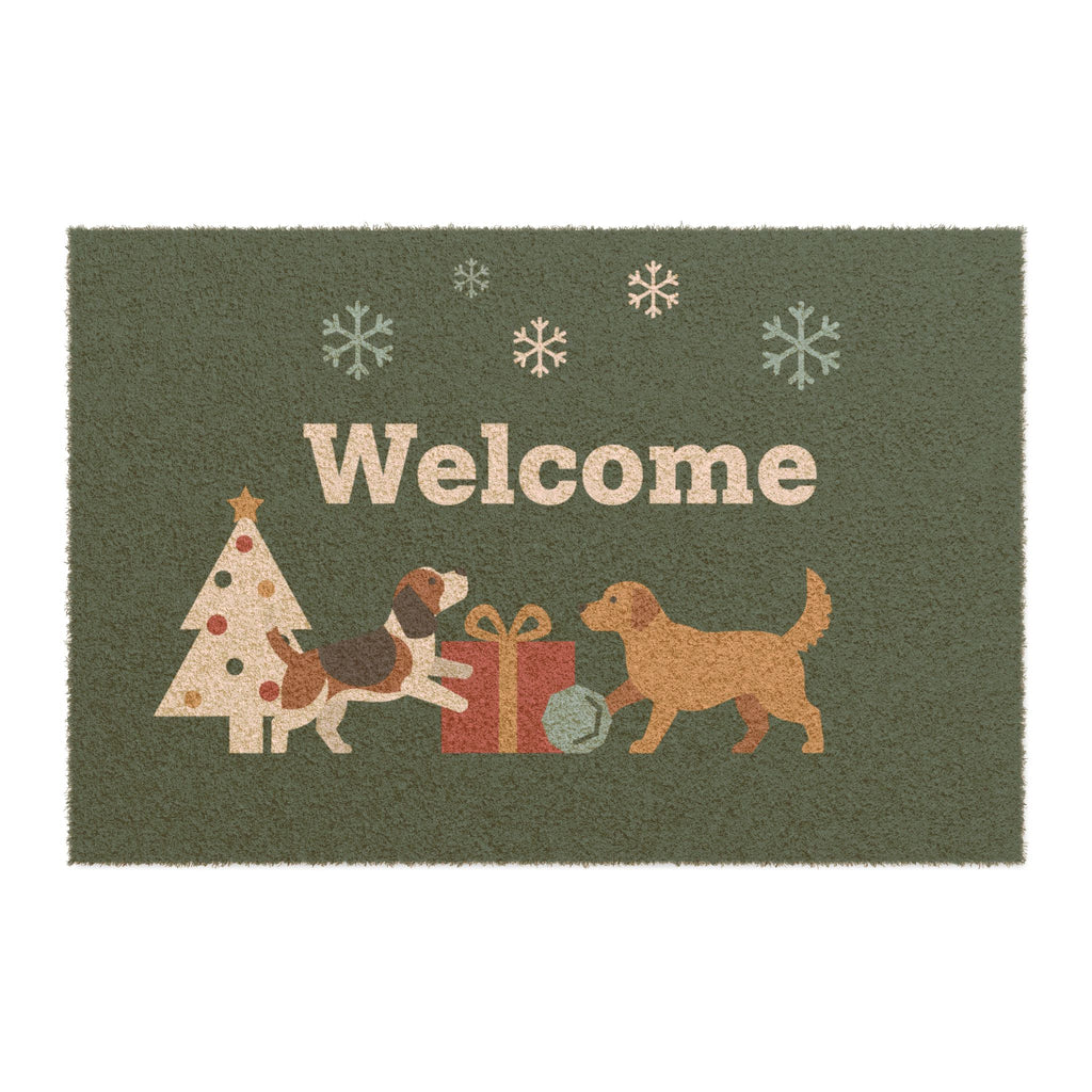 Christmas Dog Morning Serenity