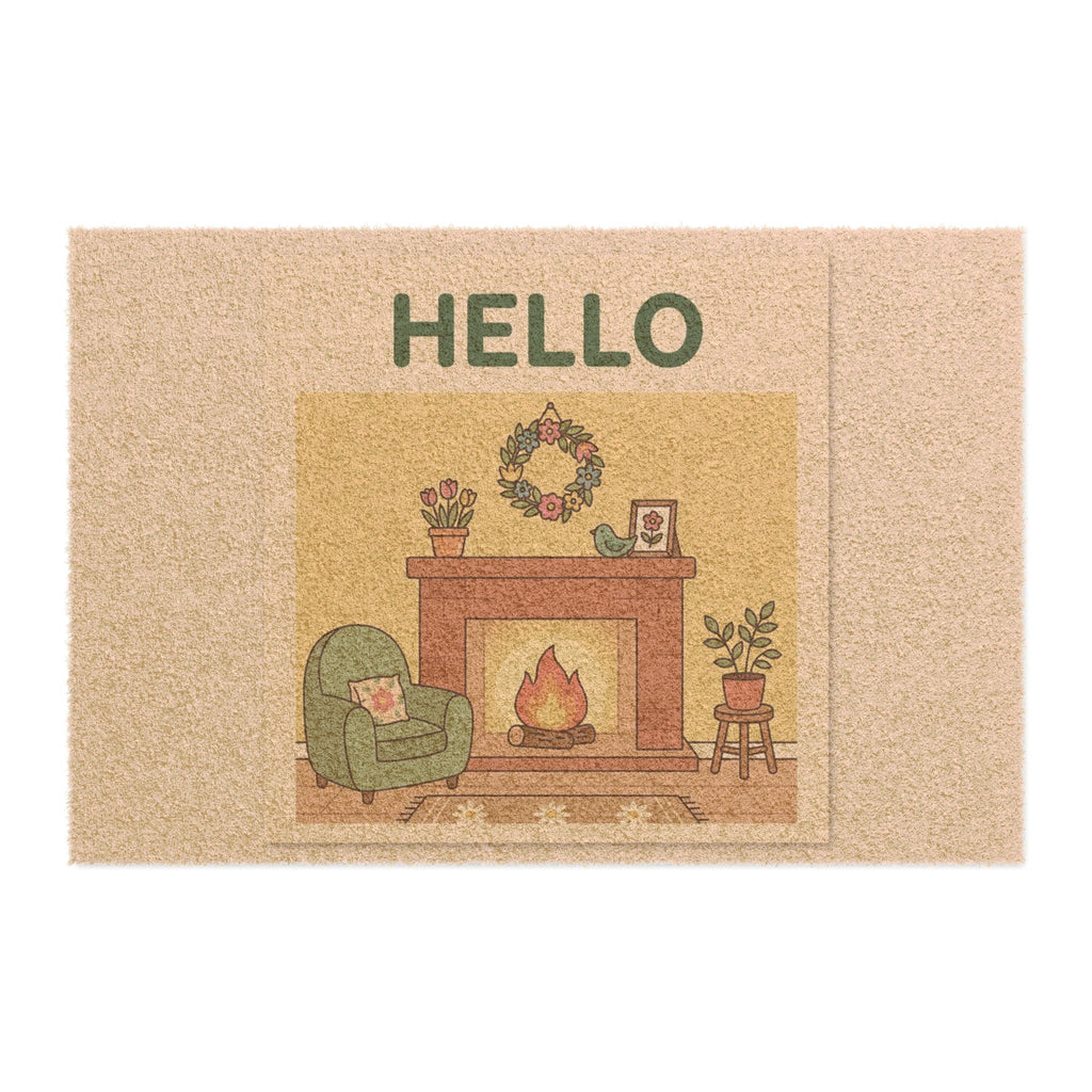 Cozy Spring Hearth Welcome Print