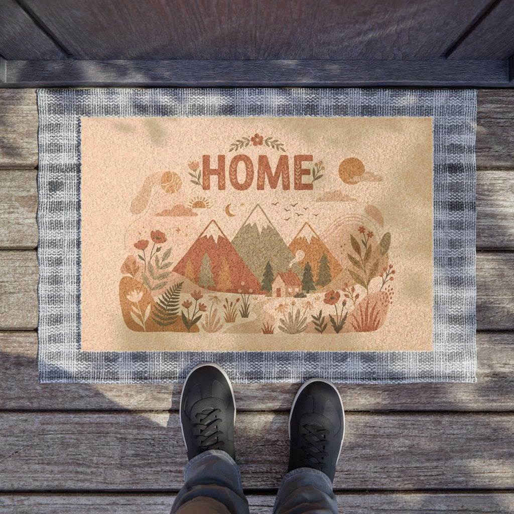 Earthy Boho Mountain Home Wall Art