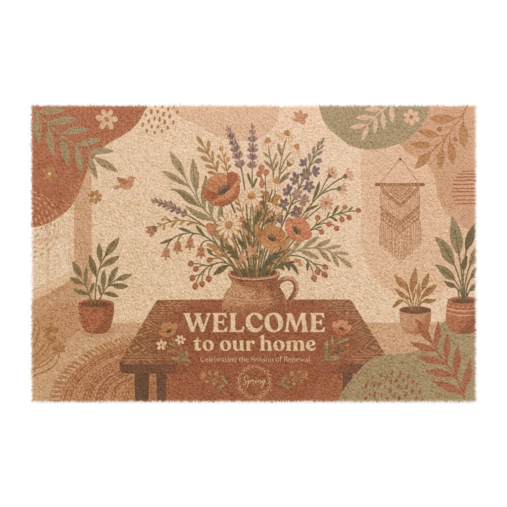 Bohemian Wildflower Spring Welcome Art