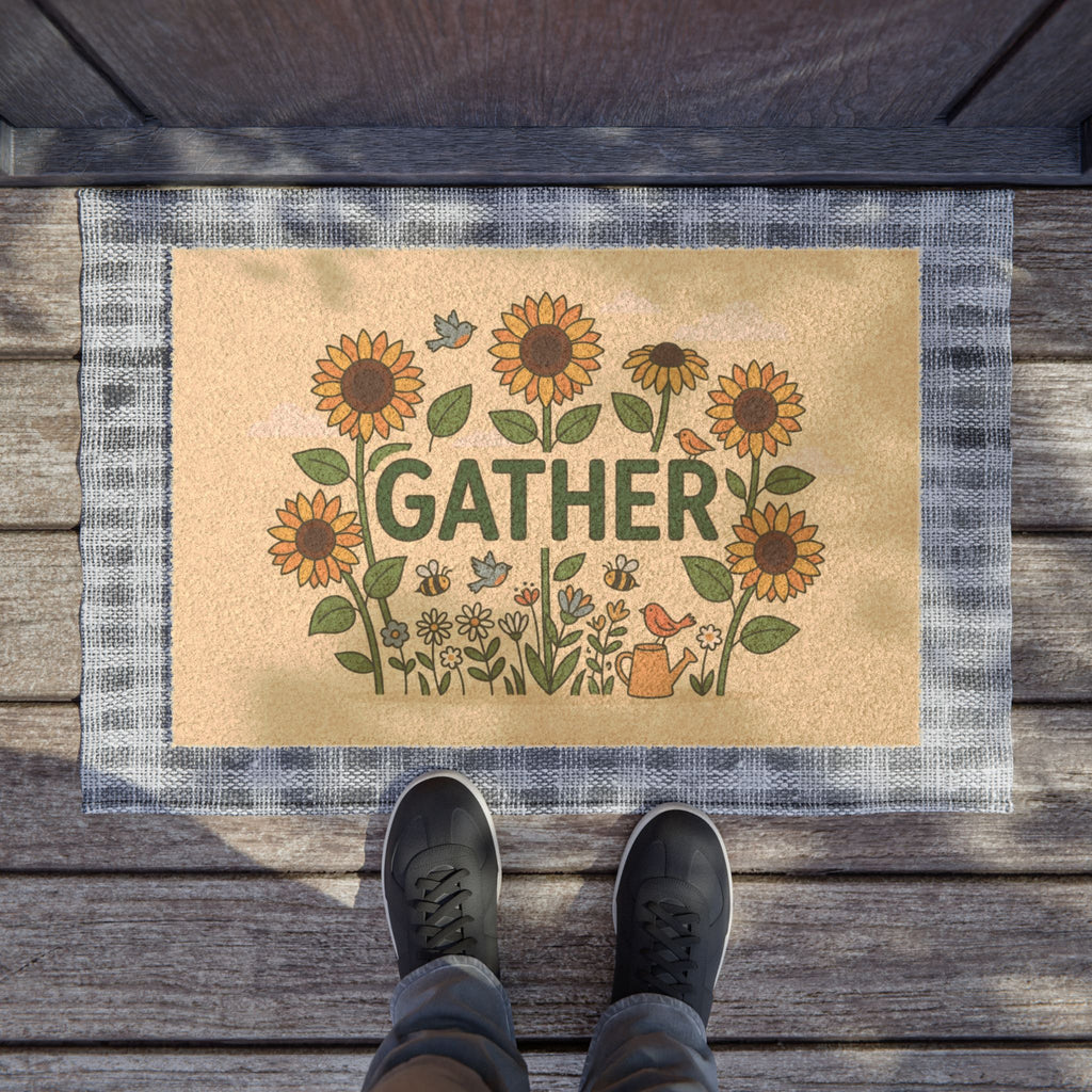 Modern Sunny Sunflowers Gather Art Print