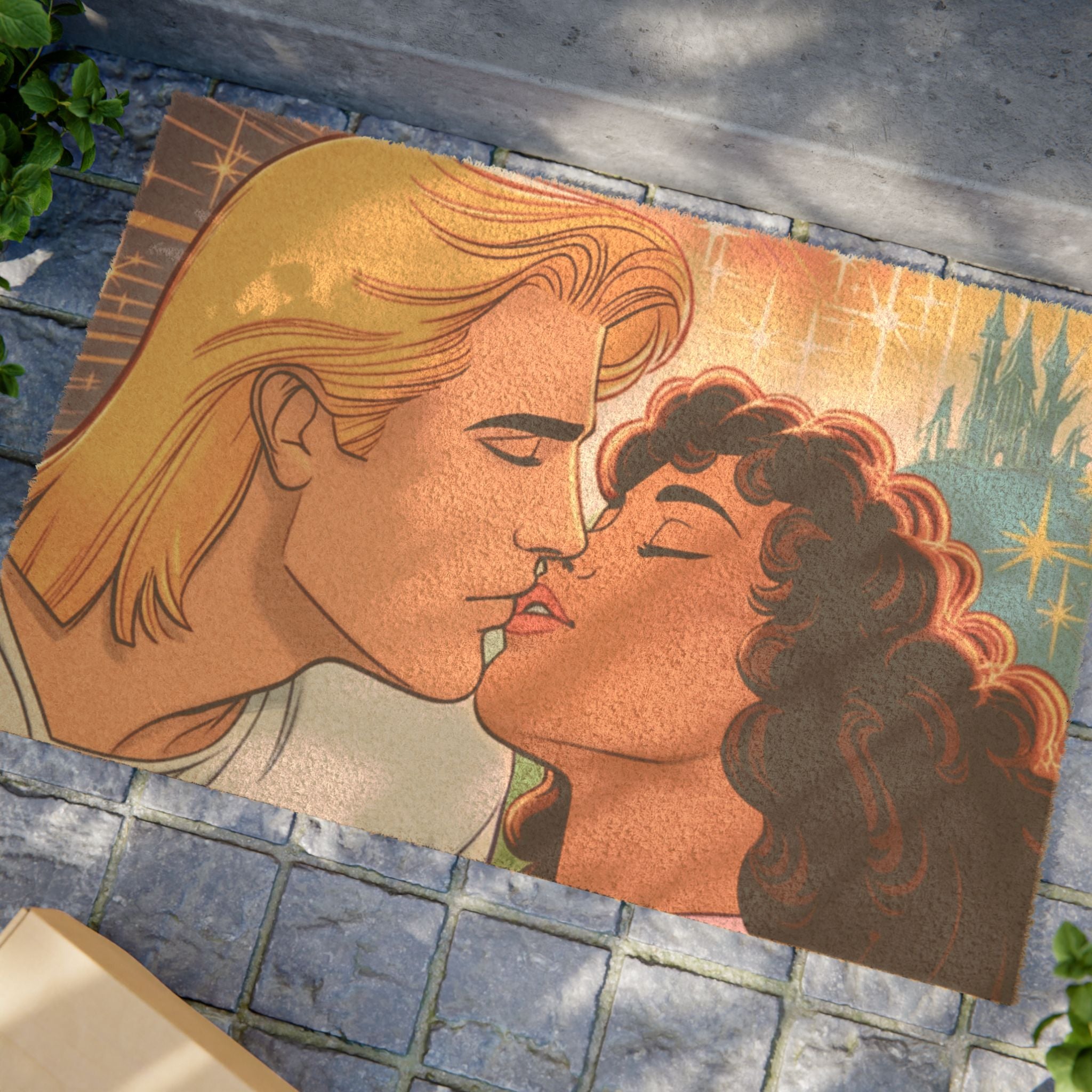 Fairytale Kiss Doormat: Magical Entry