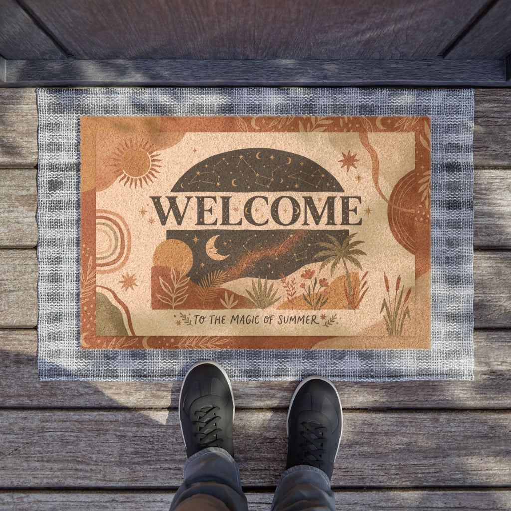 Celestial Oasis Summer Magic Welcome Doormat