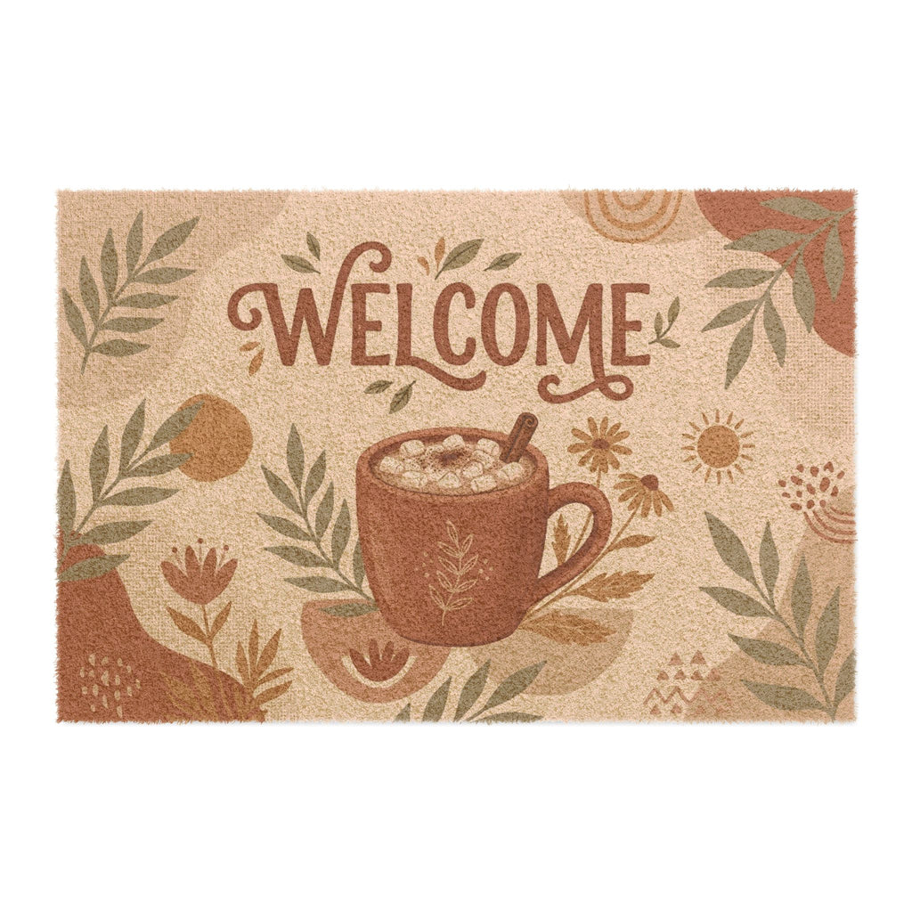 Cozy Boho Botanical Cocoa Welcome Art