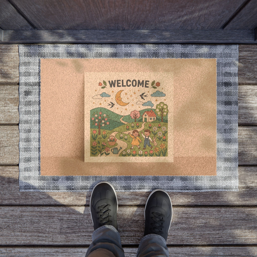 Moonlit Spring Meadows Welcome Art