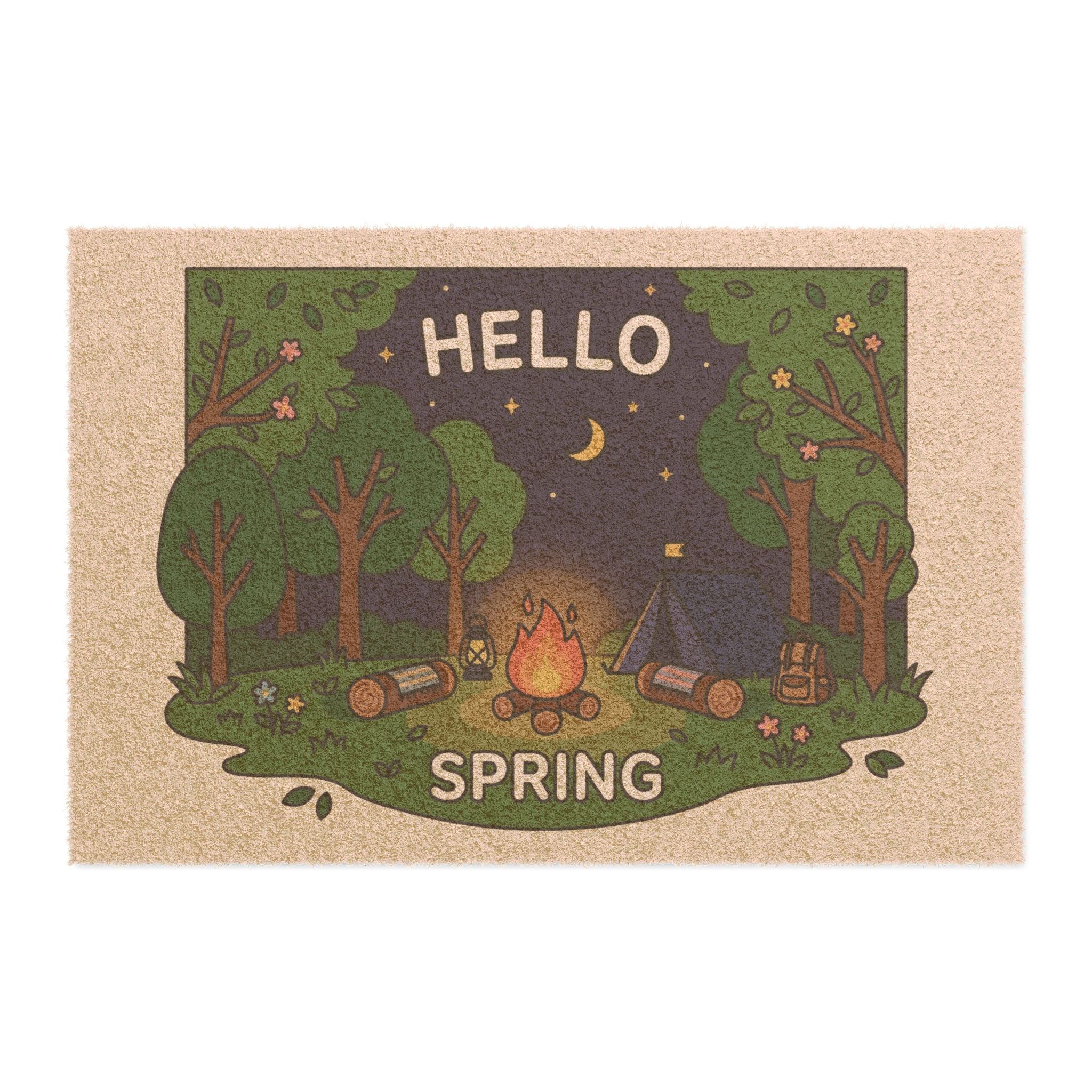Cozy Spring Campfire Wall Art