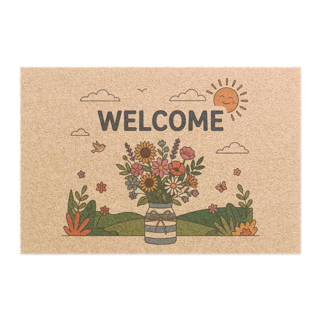 Sunny Meadow Wildflower Welcome Sign