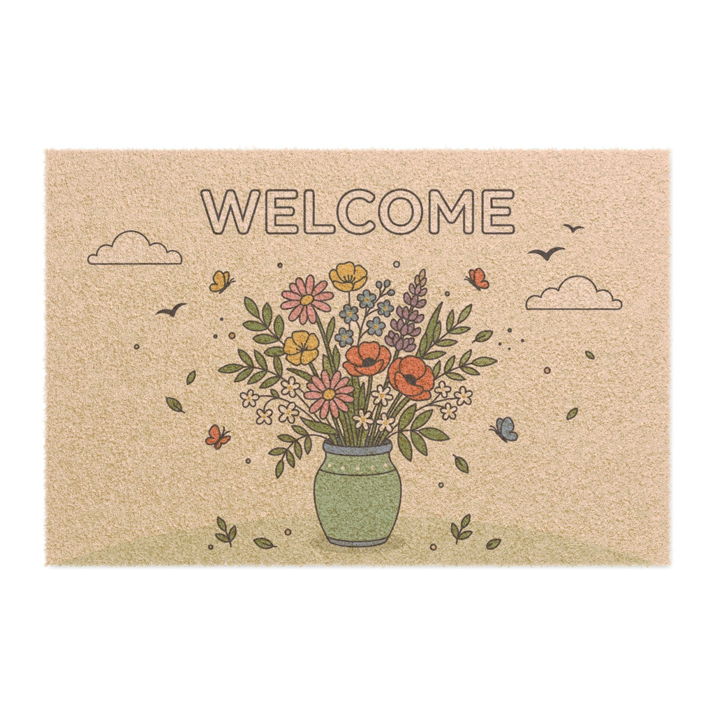 Spring Wildflowers Welcome Sign