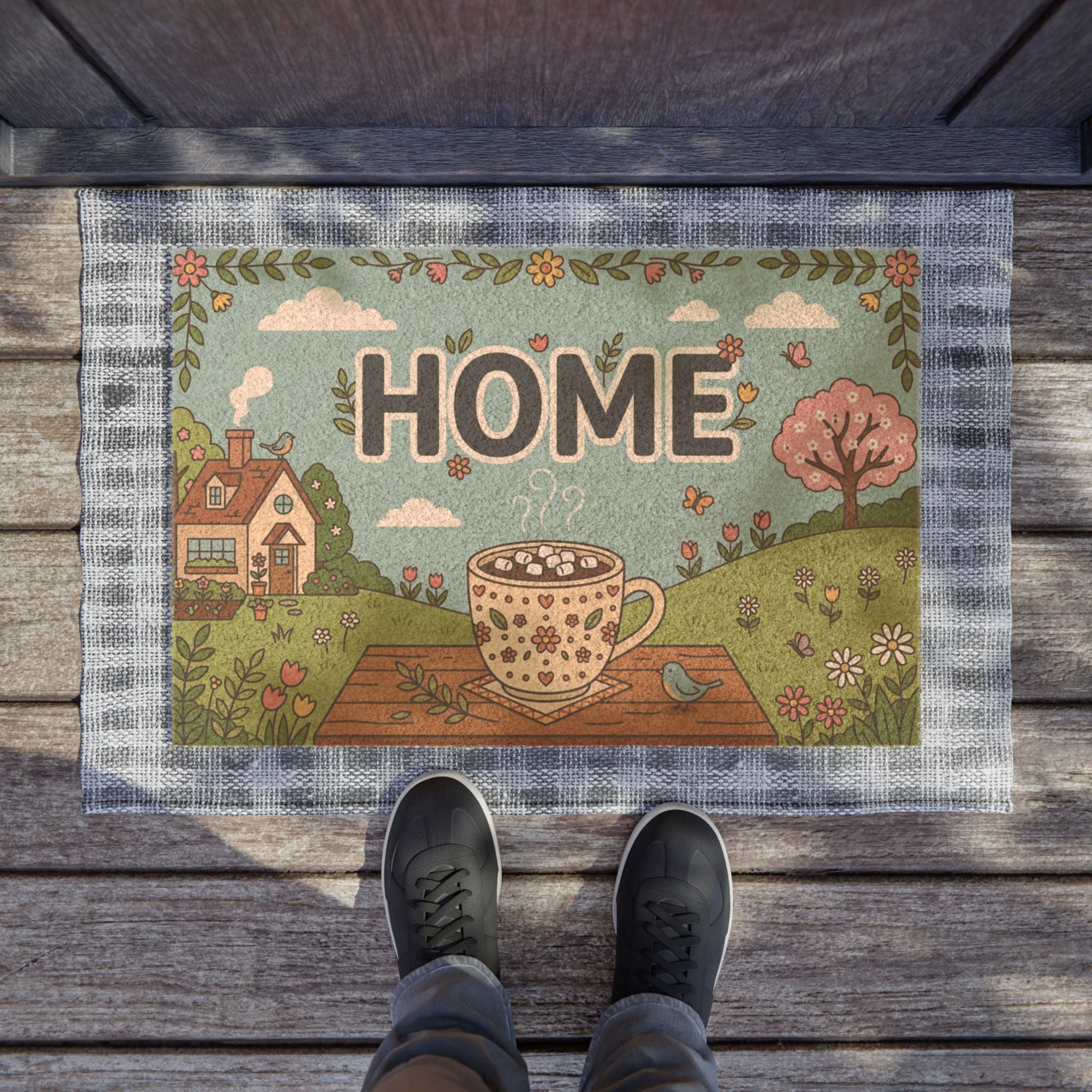 Cozy Cocoa Spring Home Art Print