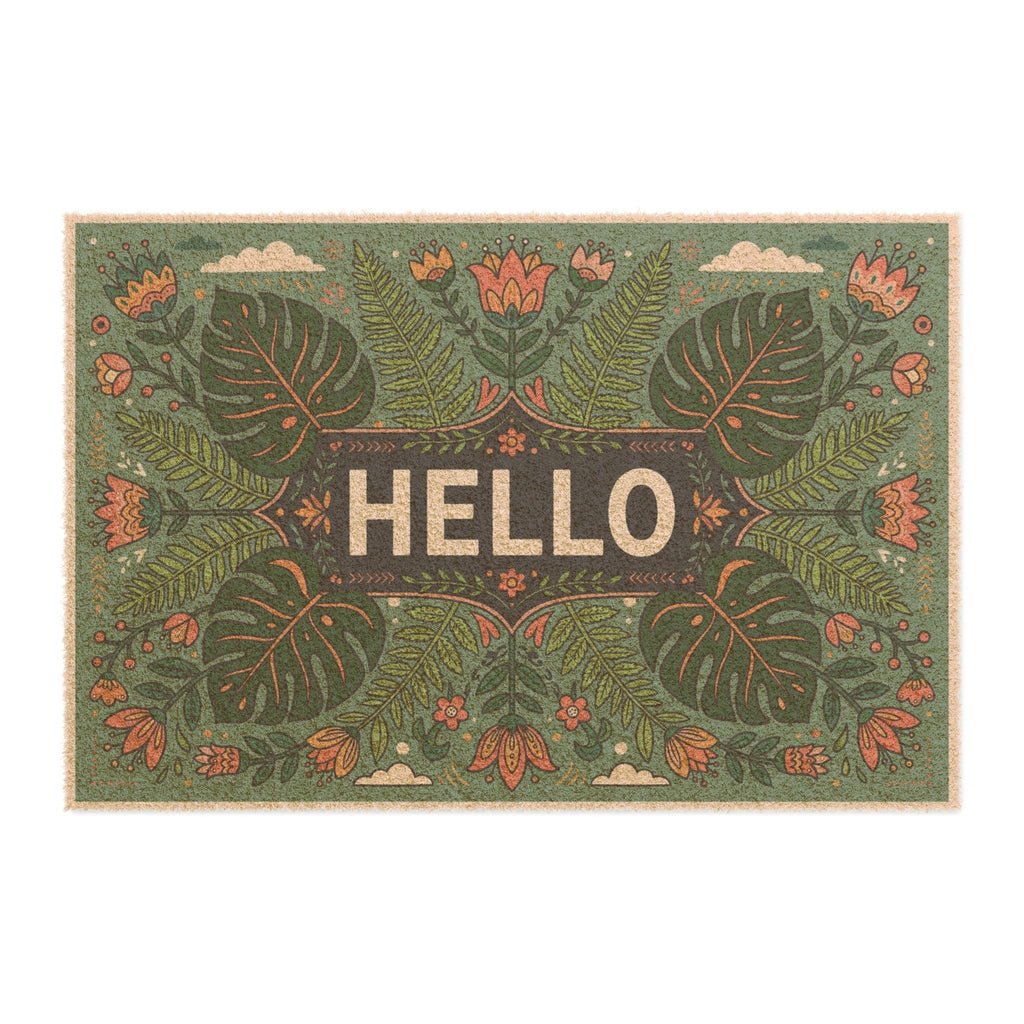 Nordic Botanical Hello Spring Doormat