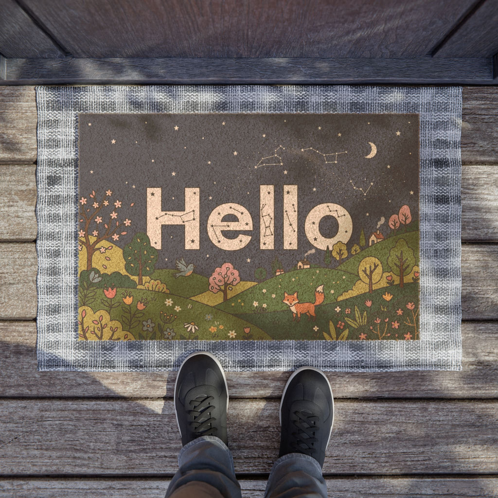 Celestial Meadow Hello Art Print