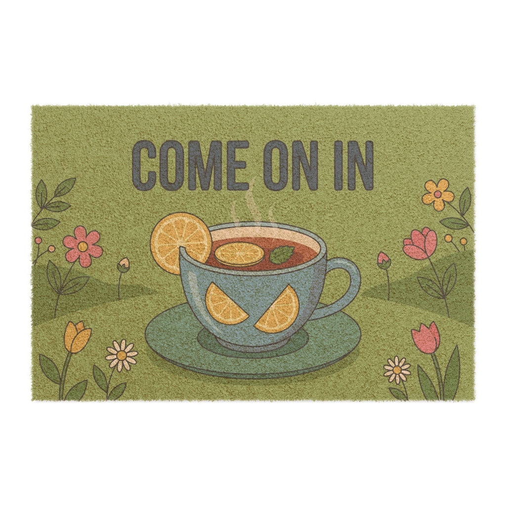 Lemon Tea Welcome Garden Flag
