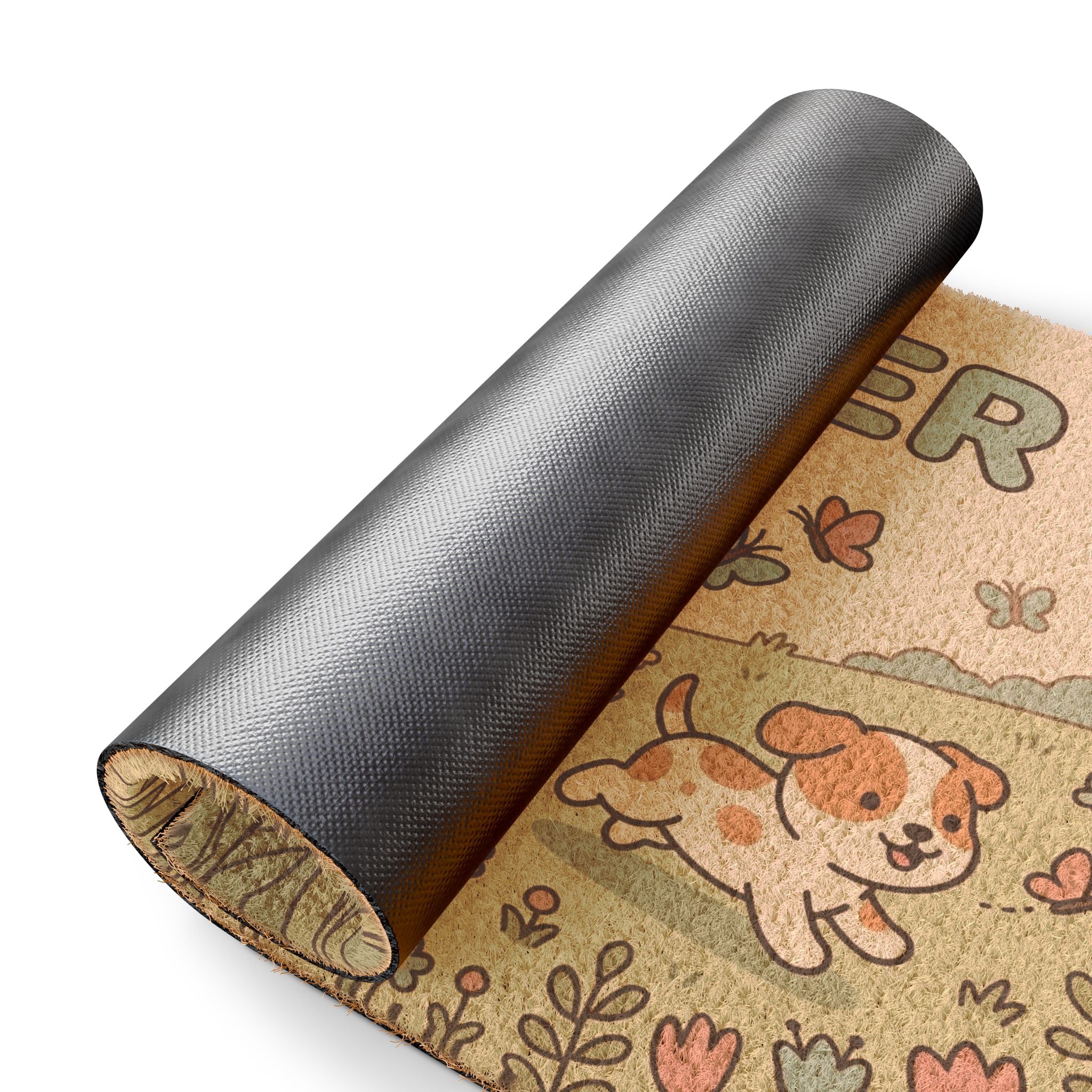 Kawaii Puppies Spring Gathering Welcome Doormat
