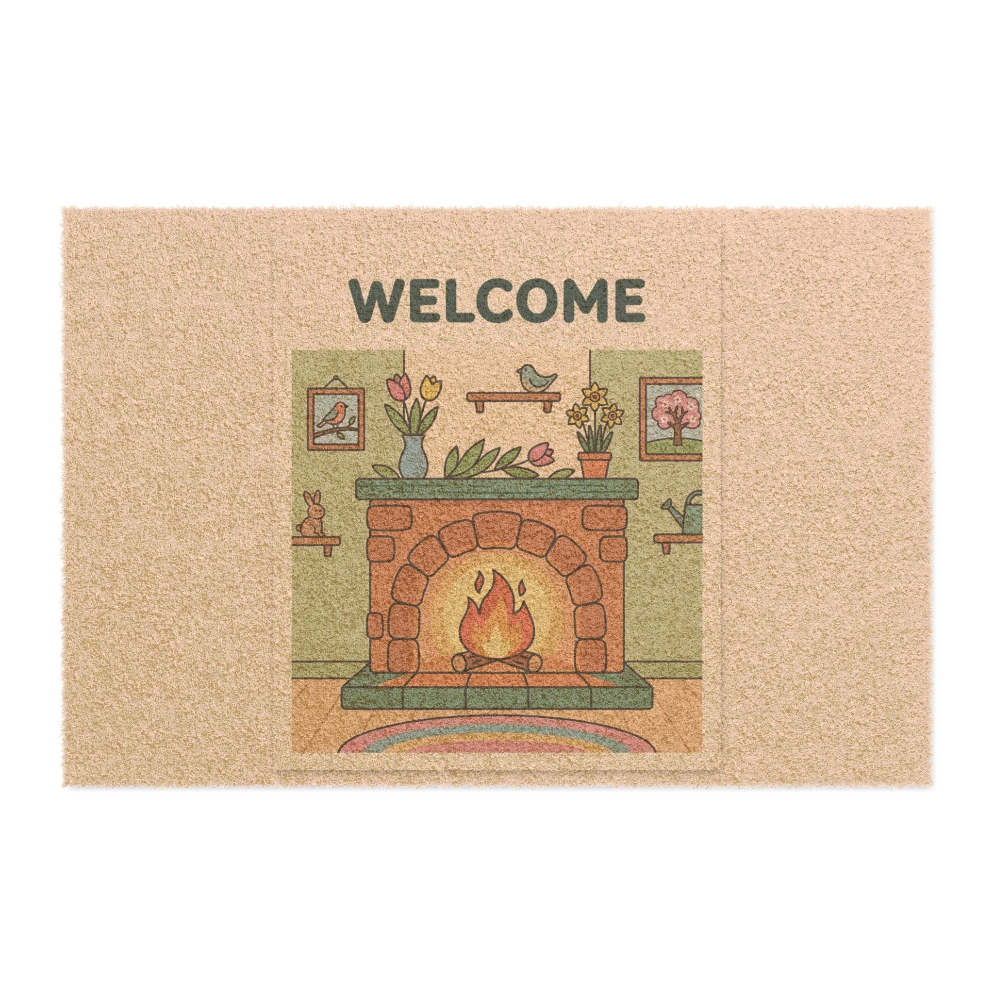 Sweet Spring Hearth Welcome Poster