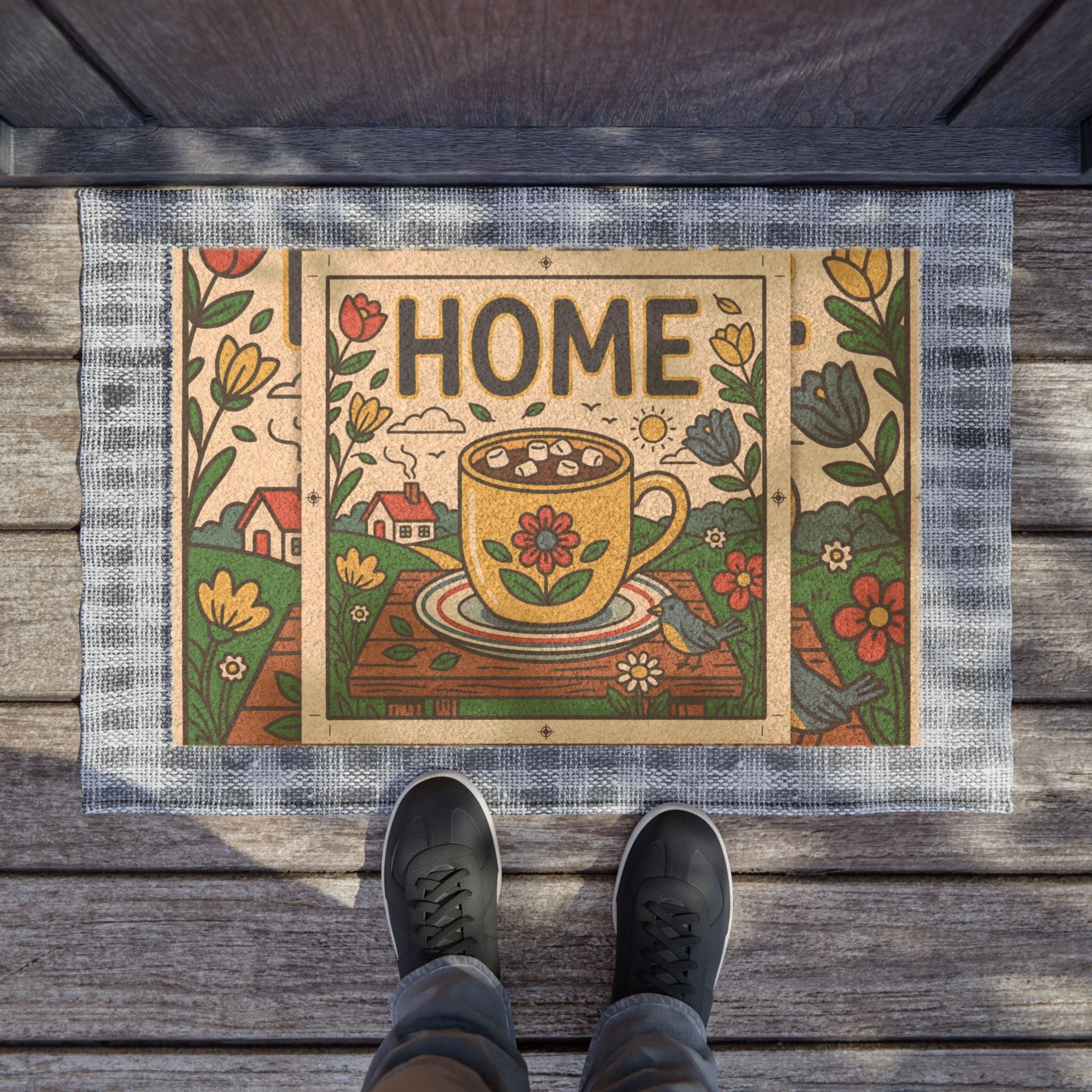 Retro Cozy Spring Home Cocoa Art Print