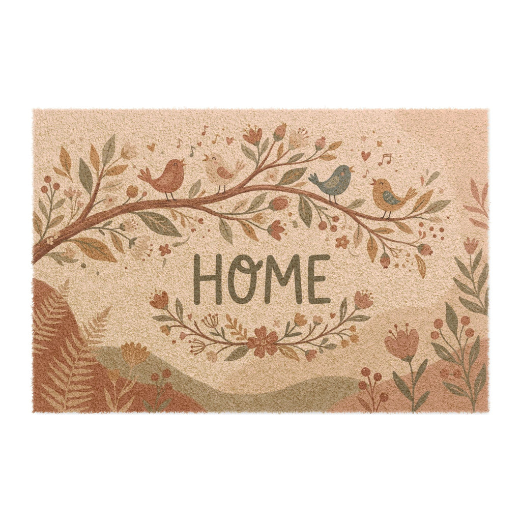 Boho Botanical Singing Birds Home Wall Art