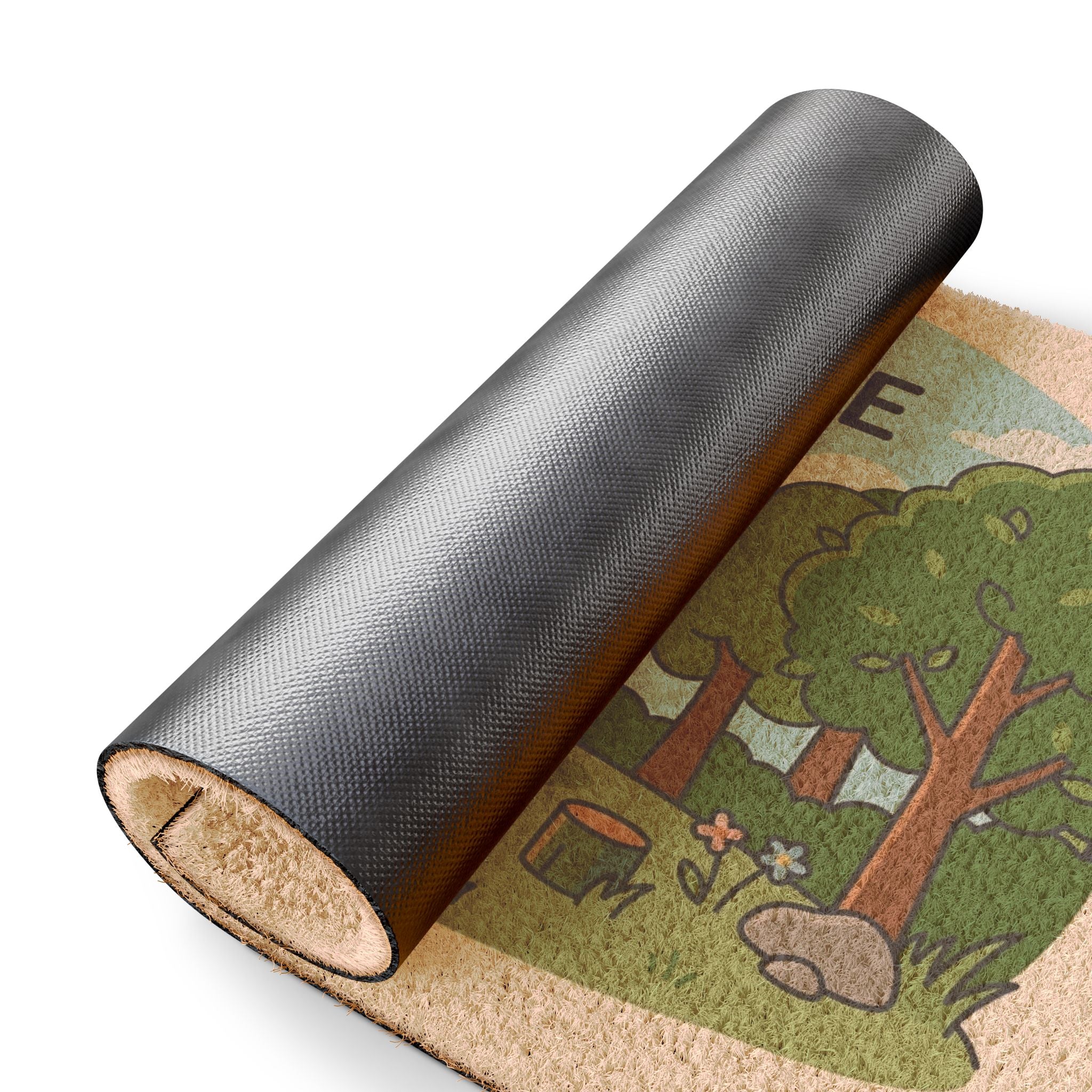 Woodland Campfire Welcome Mat