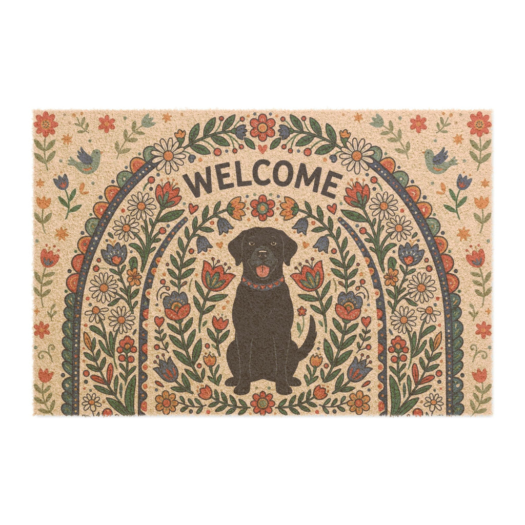 Penny's Folk Art Floral Welcome Doormat