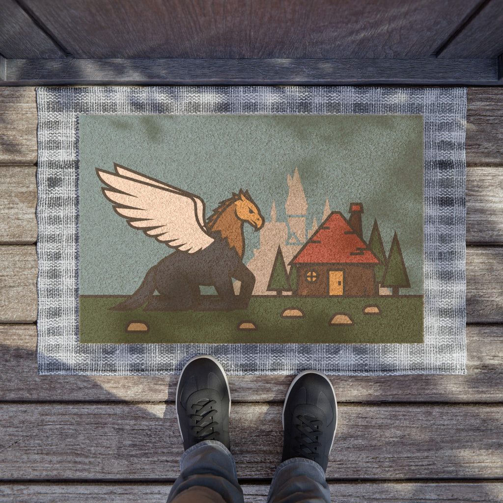 Noble Hippogriff: Bold Hogwarts Minimalist Art