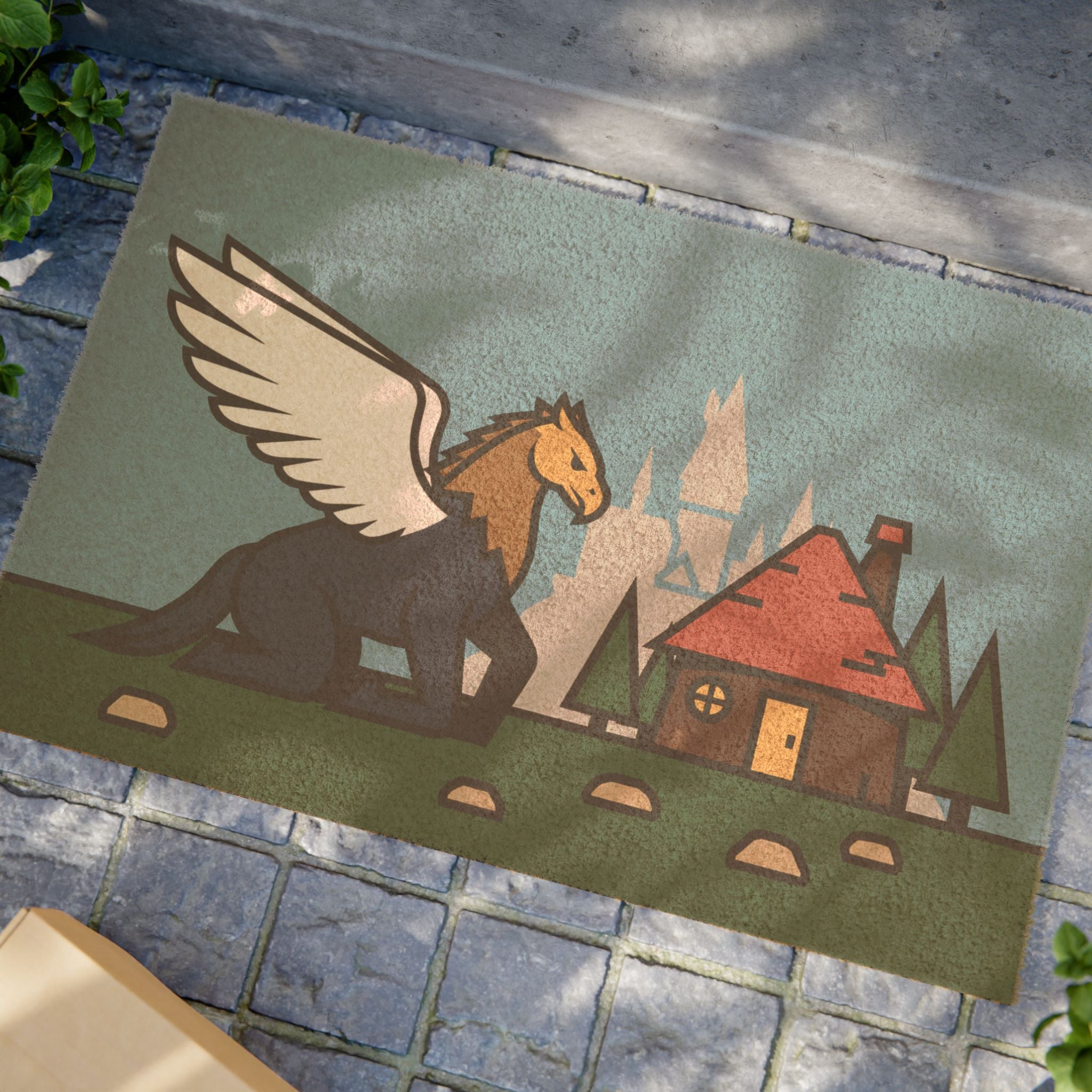 Noble Hippogriff: Bold Hogwarts Minimalist Art