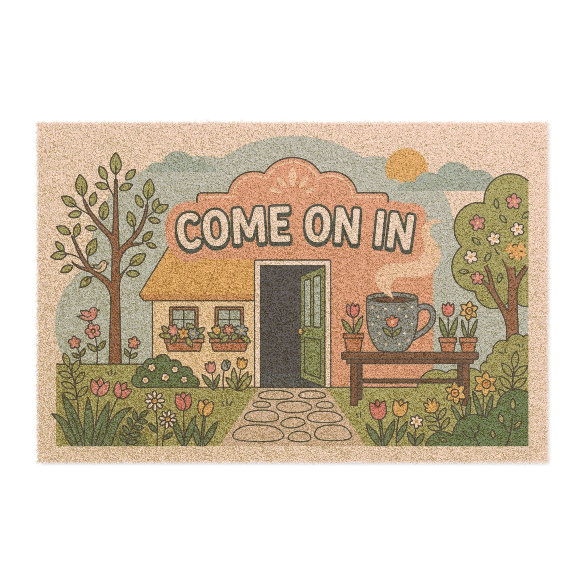 Come On In Cozy Garden Art Print