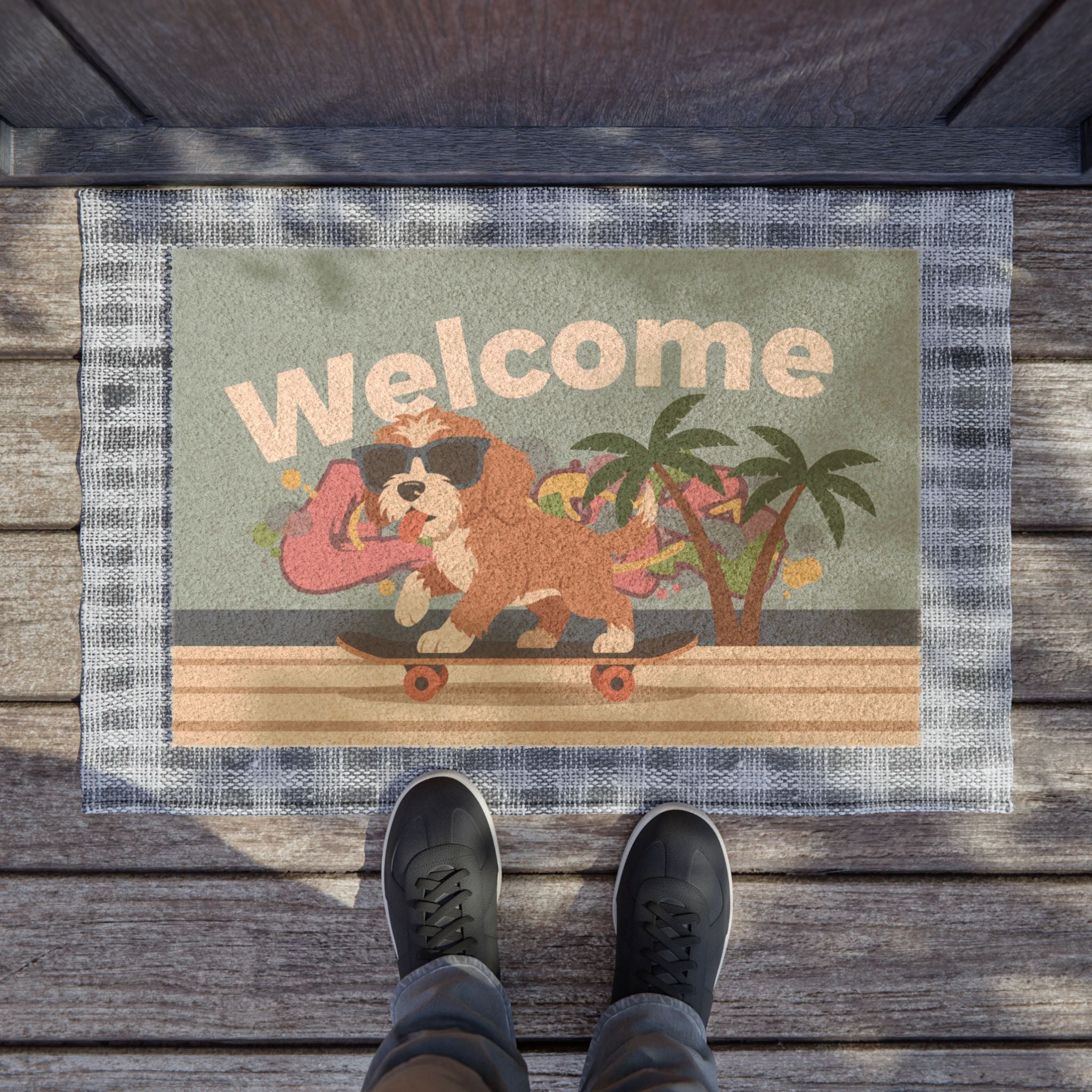 Skate Doodle Venice Vibe | Simple Bold